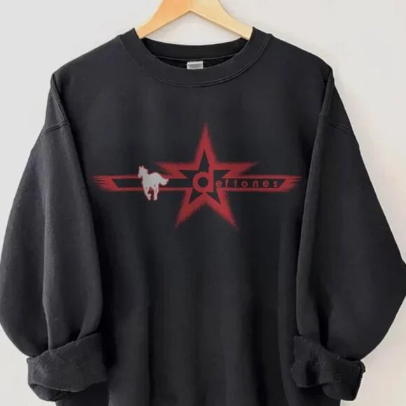 Vintage Y2K Deftones White Pony Giant Tour Concert Sweatshirt, Deftones Sweater